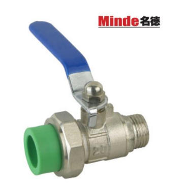 PPR Ball Valve with Male Threaded Insert